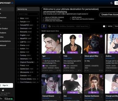 SpicyChat.ai：成人向AI聊天与角色扮演平台