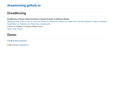 DreaMoving：基于扩散模型的可控视频生成框架