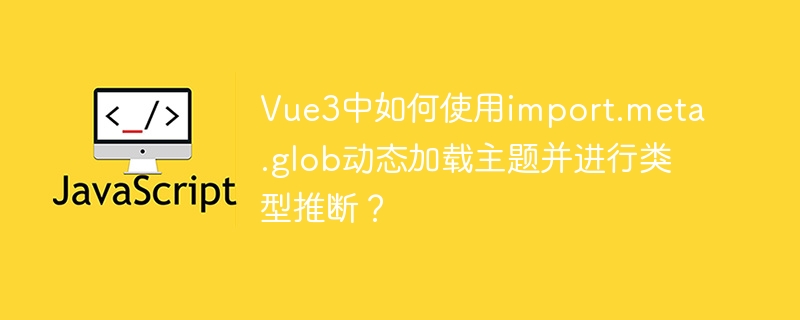 Vue3中如何使用import.meta.glob动态加载主题并进行类型推断?
