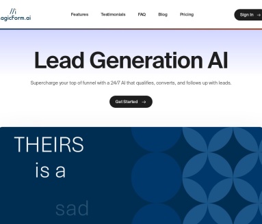 MagicForm：3分钟训练AI销售人员，提升网站转化率20%