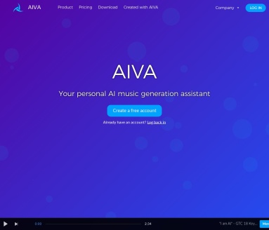Aiva.ai：AI音乐生成助手，快速创作无版权烦恼