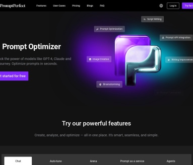PromptPerfect：AI提示生成与优化工具