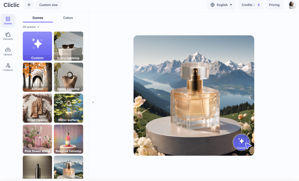 Cliclic AI 商品背景图编辑器