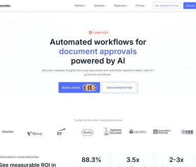 Nanonets：AI驱动的OCR平台，自动化数据输入，提升效率