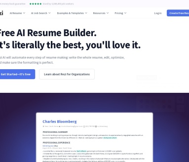Rezi.ai：AI驱动的高效简历生成器