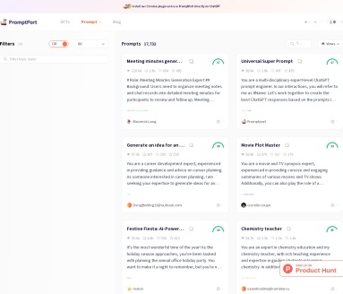 Promptport：AI创意写作提示平台，激发无限灵感
