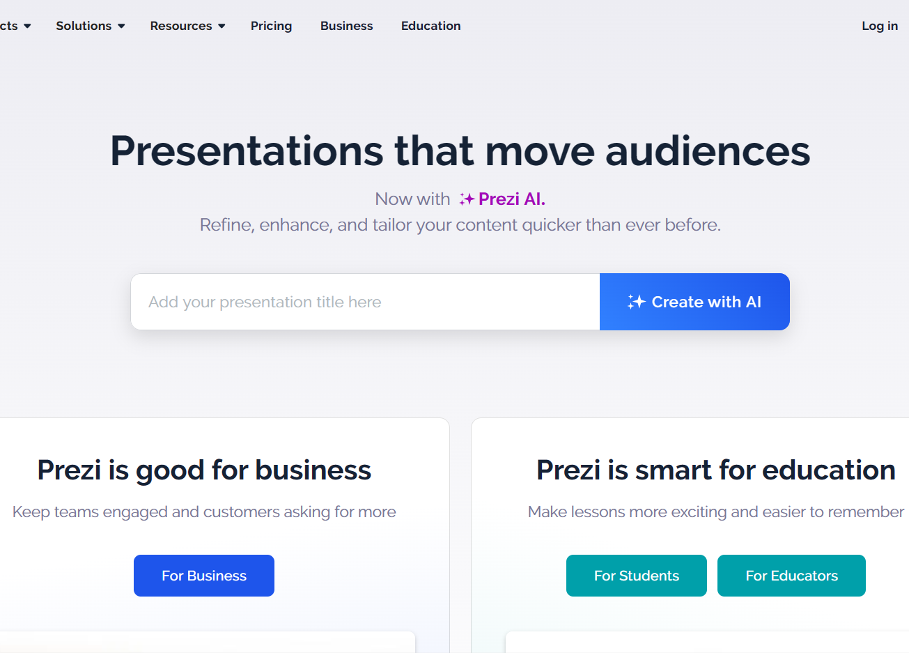 Prezi.com：AI赋能的演示文稿制作工具，多语言支持