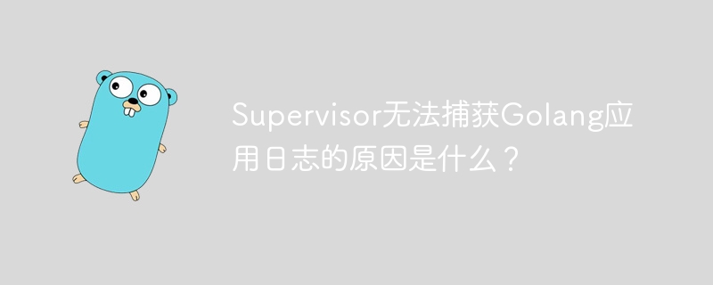 Supervisor抓取Golang日志失败原因深度分析