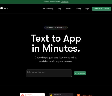 Codev:AI驱动的全栈Next.js Web应用生成器