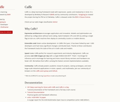 Caffe:伯克利研究推出的强大深度学习框架