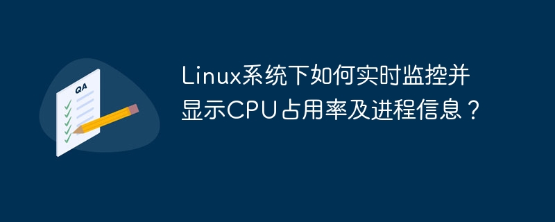 Linux实时监控CPU及进程占用率技巧