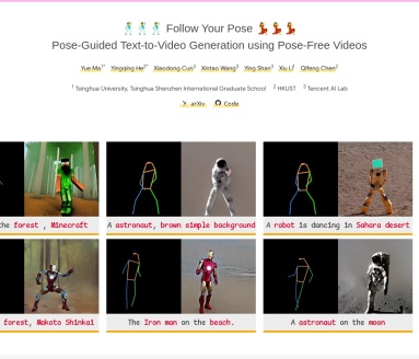 Follow Your Pose:创新文本到视频生成框架,精准姿态控制