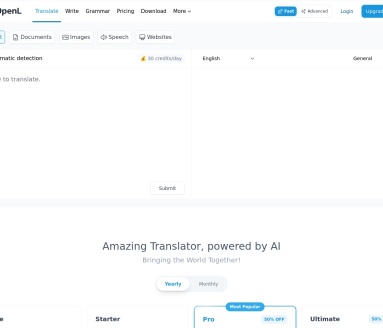 OpenL：AI驱动的多语言翻译软件，支持100多种语言
