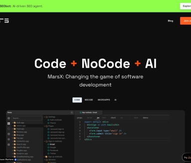 MarsAi：融合AI、NoCode与传统编码的革新性软件开发平台