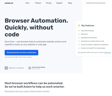 SEO标题：Axiom浏览器扩展：自动化网站操作，提升效率