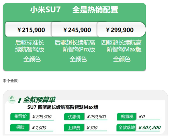 小米汽车销售躺着赚钱：上月提成1.5万 完全不用找客户