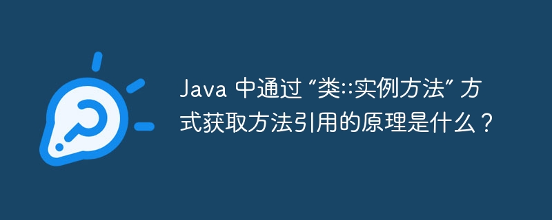 Java中“类::实例方法”引用原理与应用解析