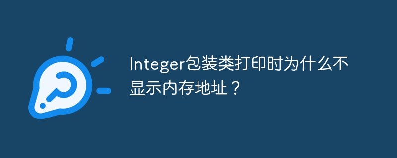 Integer包装类为何不显示内存地址？