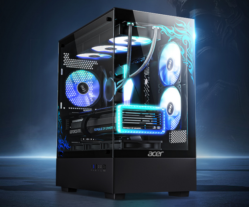 宏碁暗影骑士·焕RTX5080游戏台机智算极速开售！