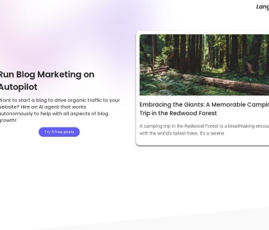 BloggerGPT：LangChain支持的AI博客助手，提升博客效率