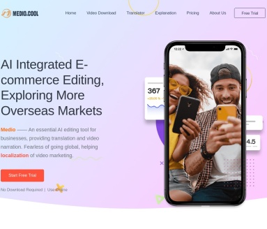 medio.cool:企业AI剪辑工具,助力海外视频推广与本地化