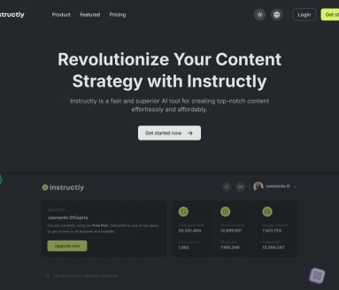 Instructly：AI驱动的高效内容创作平台