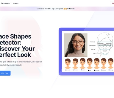 Face Shapes:AI智能面部形状检测与个性化美容建议