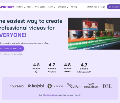 Pictory：AI驱动视频创作平台，提升内容营销效果
