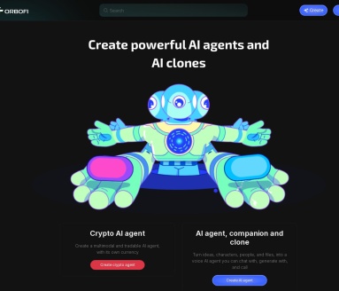 Orbofi：AI生成资产、工厂和角色的Web3平台