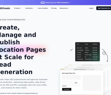 SEOmatic AI:10分钟内实现SEO自动化,无需编码或设计