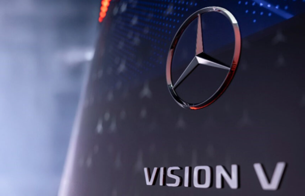 奔驰Vision V概念车预告图发布 预计2026年海外上市