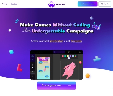 Octokit:无代码游戏创作平台,简化游戏化营销