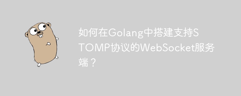 如何在Golang中搭建支持STOMP协议的WebSocket服务端?