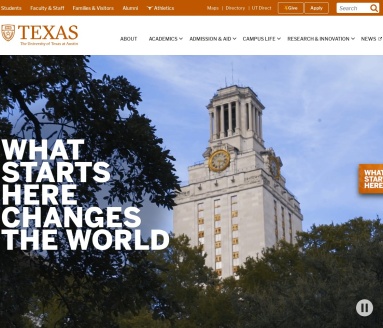 德克萨斯大学奥斯汀分校：美国顶尖公立研究型大学，公立常春藤成员