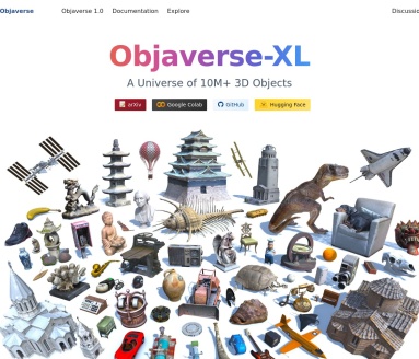 Objaverse：全球最大3D物体数据集，助力AI与3D生成