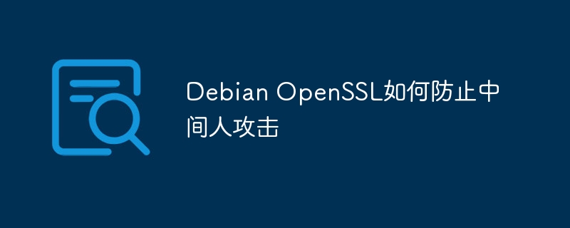 DebianOpenSSL抵御中间人攻击指南