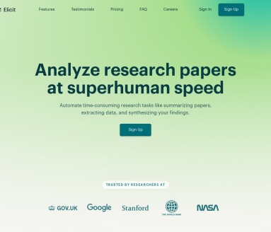 Elicit：智能化研究工作流程助手