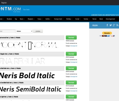 FontM：免费字体下载，提升设计效果