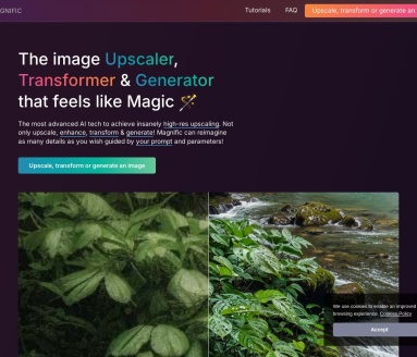 Magnific AI：超高分辨率图像放大与增强工具