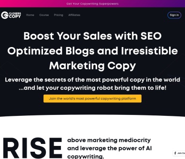 ClosersCopy:AI驱动的高效营销文案生成工具