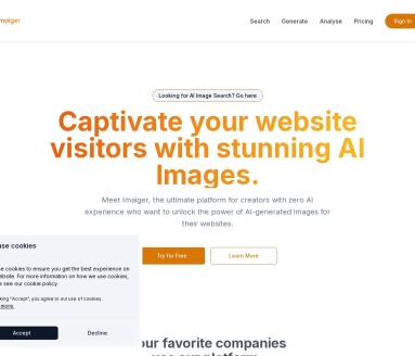 Imaiger：AI图像生成平台，提升网站视觉吸引力