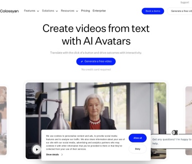 Colossyan：AI驱动的视频制作平台，快速生成专业视频
