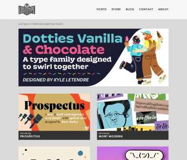 Lost Type：协作式数字字体铸造厂，设计师的创意乐园