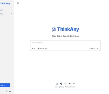 SEO标题ThinkAny：新时代AI搜索引擎，RAG技术赋能高效搜索