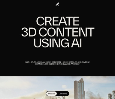 Atlas：3D AI内容生成平台，提升创作效率200倍