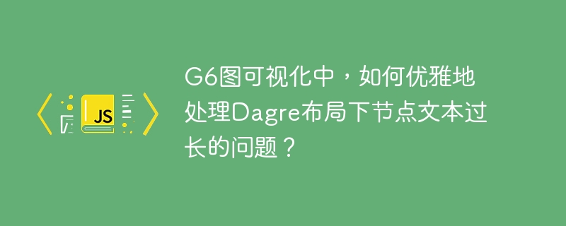 G6图可视化Dagre布局节点文本过长处理技巧