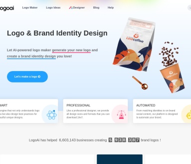 LOGOAI：智能logo设计与品牌推广平台