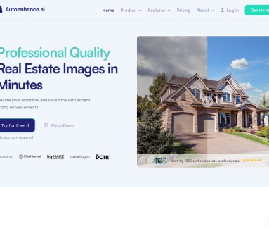 Autoenhance.AI：营销企业的即时照片增强解决方案