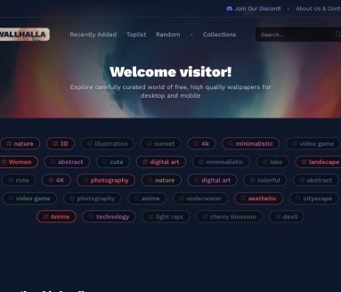 Wallhalla:免费高质量壁纸下载网站