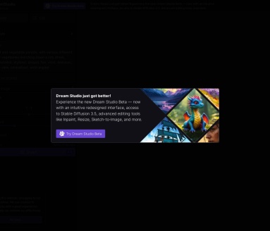 DreamStudio AI:AI驱动艺术创作平台,文本转图像新体验